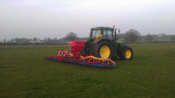 Grass Harrows and Seeder Unit