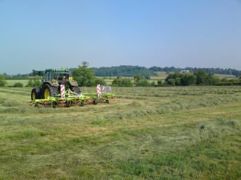 Claas Volto and John Deere 6910