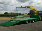 Low LOader and Crane