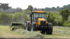 Fastrac and JD Baler at Mill Farm Ashorne